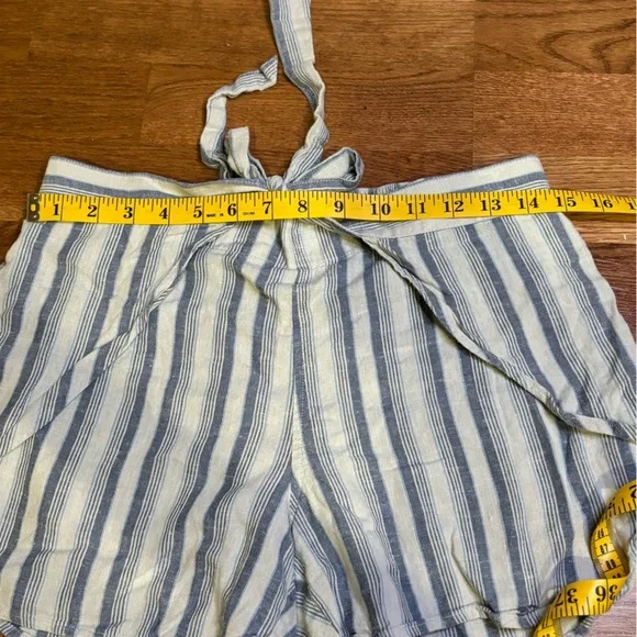 Patagonia Striped Tie Front Hemp Blend Shorts | Size Small - Picture 10 of 10